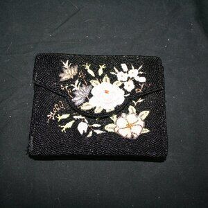 Fuji Bag, all handmade small, beaded clutch purse